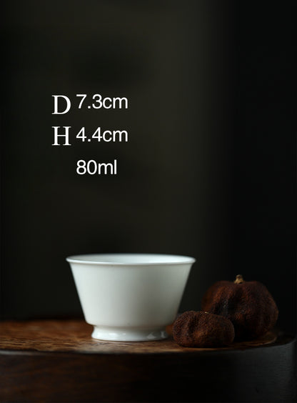 Gohobi Jingdezhen Sweet White Porcelain Teapot Set