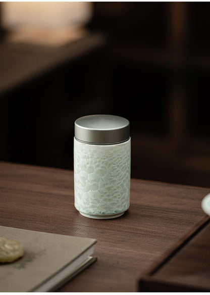 Gohobi Crystal Glazed Storage Jar 001