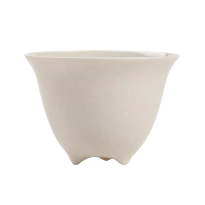 Gohobi Wood Ash Glaze Three-Legged Teacup – Handmade Song Style Gongfu Master Cup