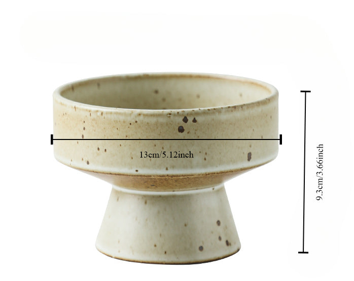 Gohobi Handmade Ceramic Raised Stand Bowl