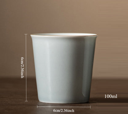 Gohobi Japanese Style Ice Grey and Green Tea Cup 002