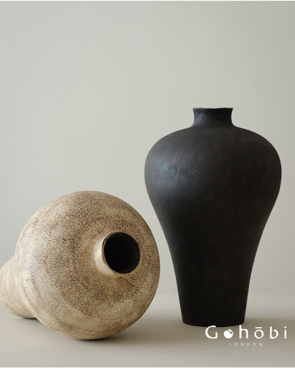 Gohobi Japanese-style Wabi Sabi Handmade Zen Large Vase 022