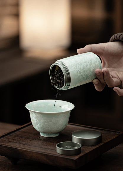 Gohobi Crystal Glazed Storage Jar 001