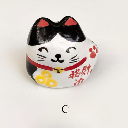 Gohobi x Little Diary Handmade Ceramic Lucky Cat