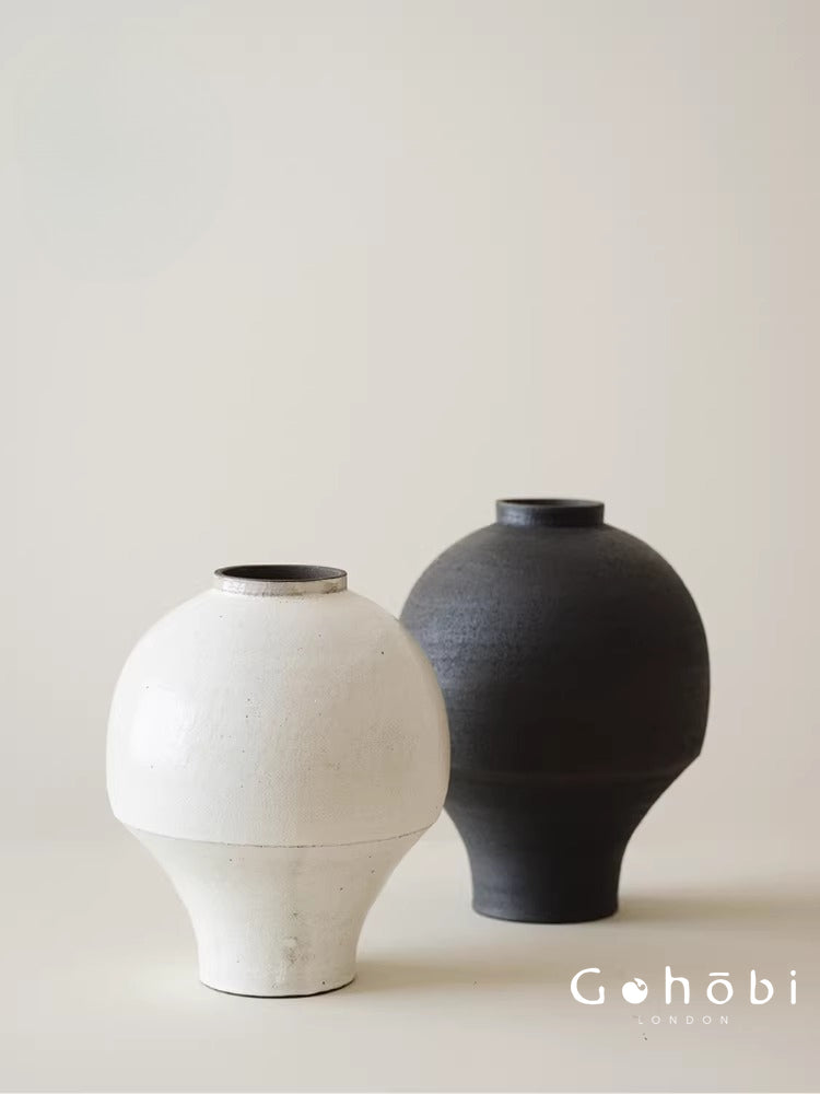 Gohobi Japanese-style Wabi Sabi Handmade Zen Large Vase 014