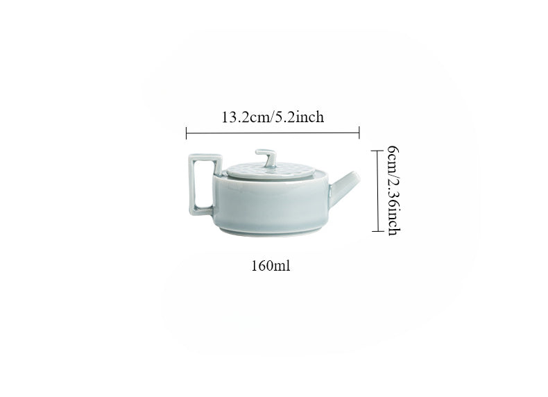 Gohobi Japanese Style Ice Grey Teapot 007