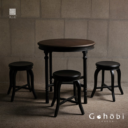 [賦山敘 x Gohobi] Gohobi Shanghai Style Teak Tea Cabinet – Solid Wood Retro Tea Table Side Cabinet