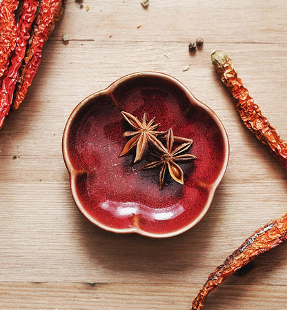 Gohobi Kiln-Change Glazed Sauce Dish