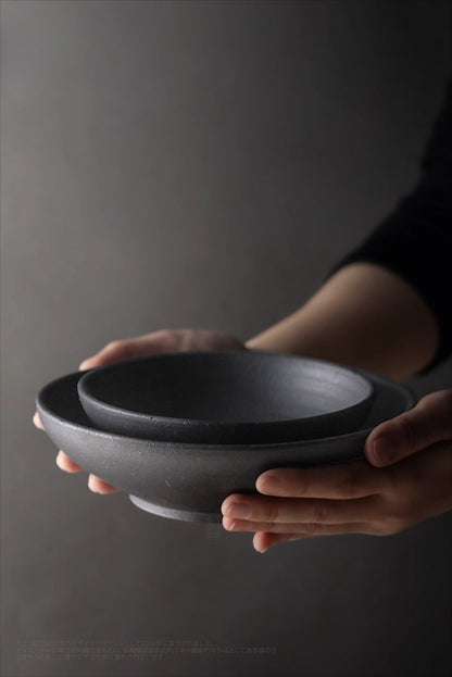 Gohobi Jiutu Coarse Pottery Plate