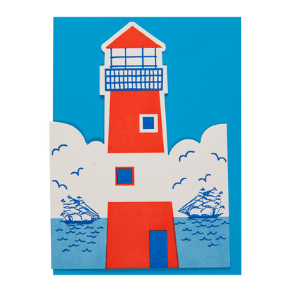 Gohobi x Archivist Gallery Lighthouse | Letterpress Cards | Cut-out Cards [Made in the UK]