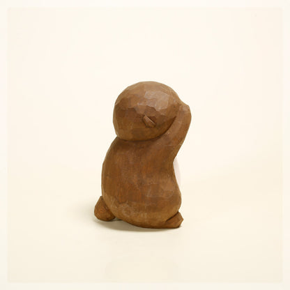 Gohobi Handmade Wooden Otter Ornament