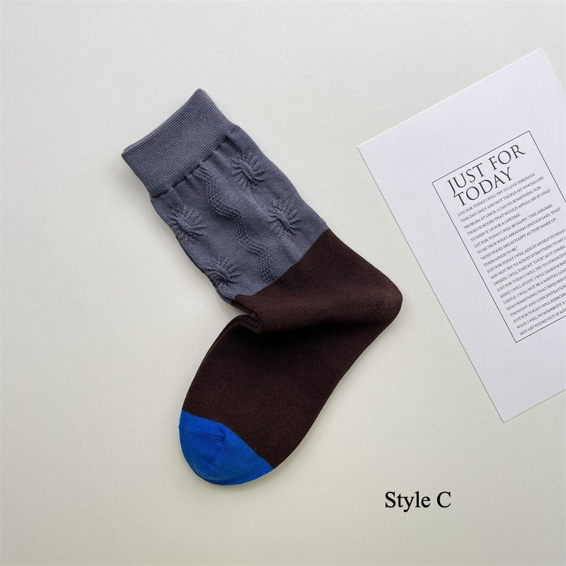 Gohobi Japanese-Inspired Embossed Socks