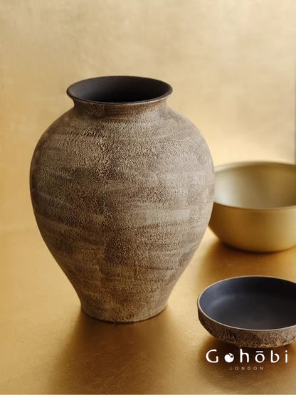 Gohobi Japanese-style Wabi Sabi Handmade Zen Large Vase 016