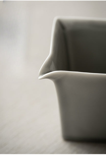 Gohobi Japanese Style Ice Grey and Green Pitcher 001