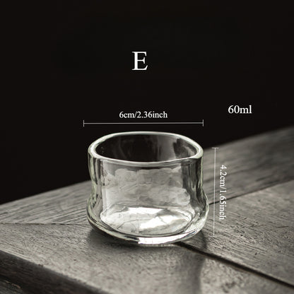 Gohobi High Borosilicate Glass Gongfu Tea Cup – Transparent Heat-Resistant Master Cup and Aroma Cup