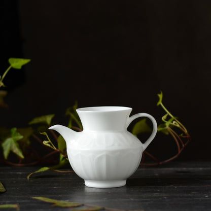 Gohobi Jade White Lotus Tea Cup Teapot Pitcher