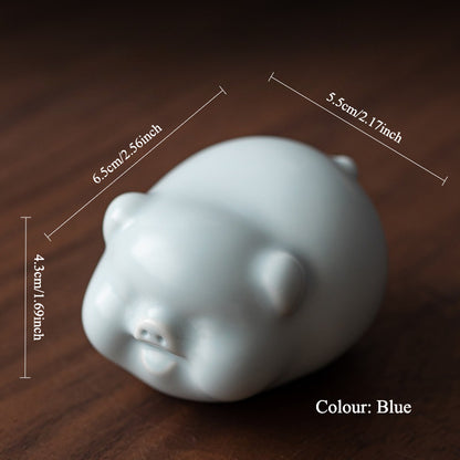 Gohobi Lucky Pig Tea Pet