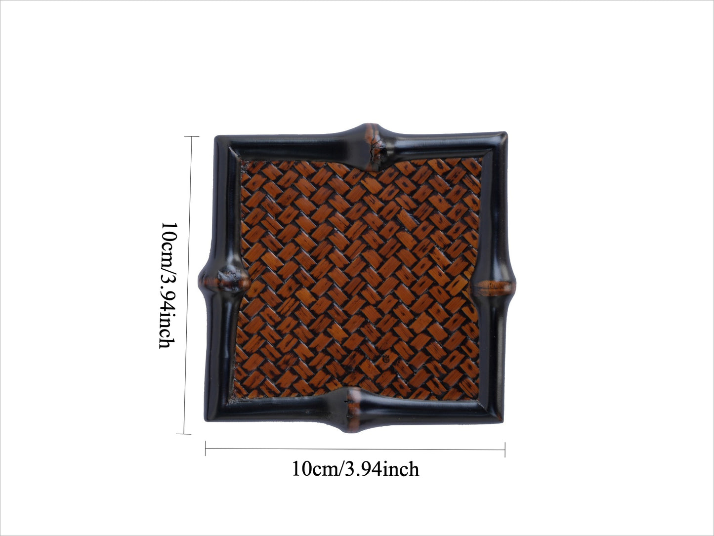 Gohobi Bamboo Woven Tea Cup Mat – Retro Bamboo Heat Insulation Coaster