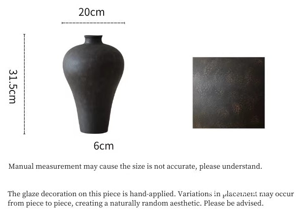 Gohobi Japanese-style Wabi Sabi Handmade Zen Large Vase 022