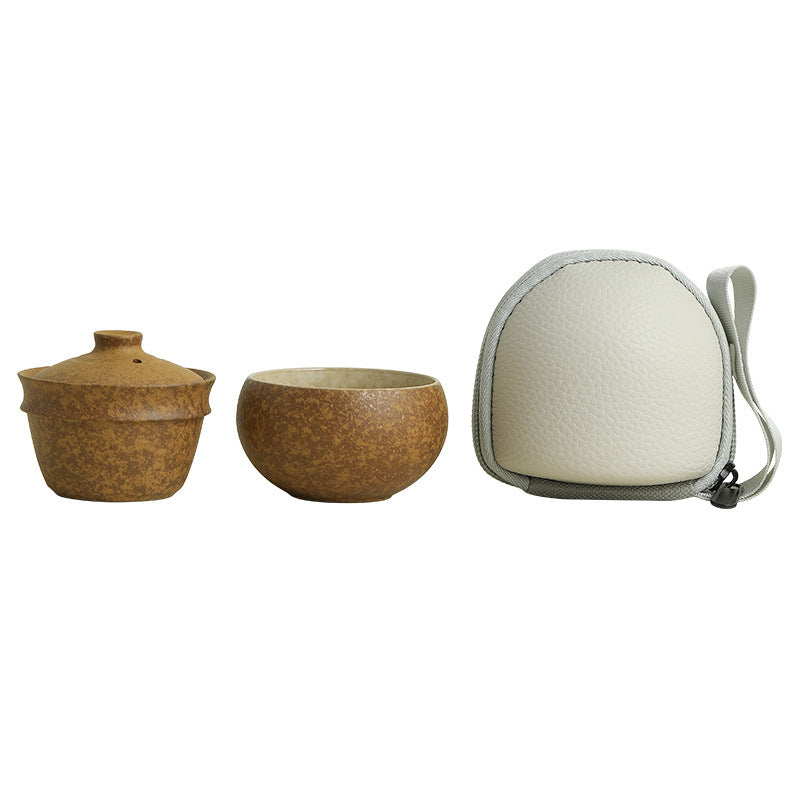 Gohobi Portable Travel Tea Set – One Pot One Cup Gongfu Tea Set for One