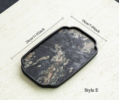 Gohobi Wabi-Sabi Stone Panel Tea Tray