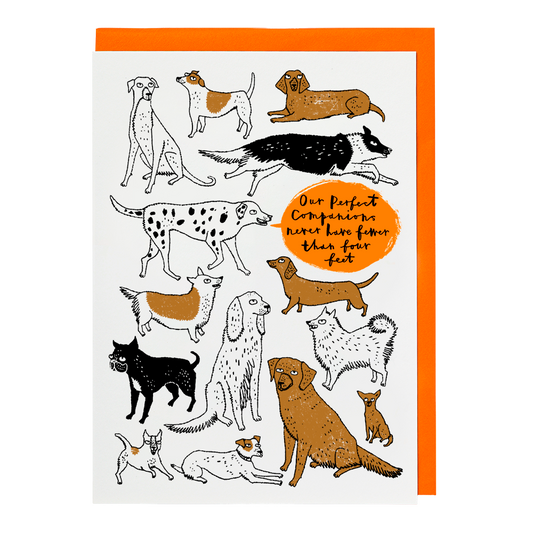 Archivist Gallery Perfect Companions | Greeting Card | Large Cards [Made in the UK]