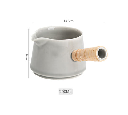 Gohobi Japanese Style Ice Grey Pitcher 002