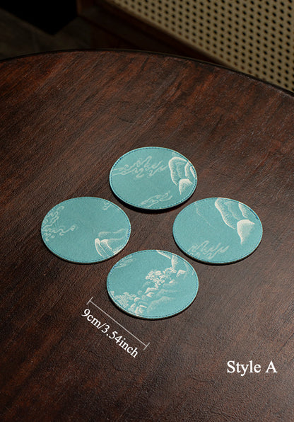 Gohobi Set of 4 Heat-Resistant Pads for Teapots