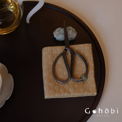 Gohobi Handmade Old Iron Tea Scissors – Portable Tea Ceremony Accessory