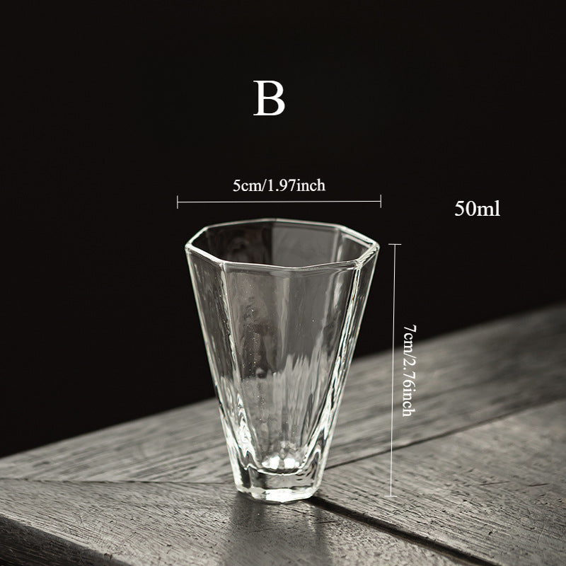 Gohobi High Borosilicate Glass Gongfu Tea Cup – Transparent Heat-Resistant Master Cup and Aroma Cup