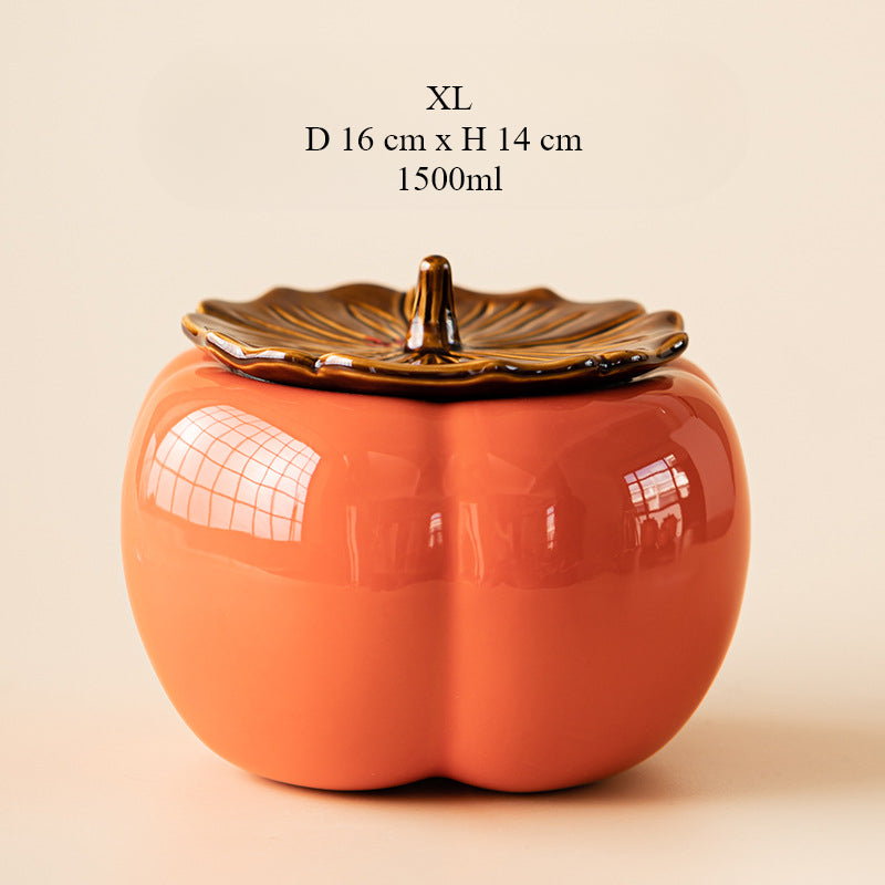 Gohobi Persimmon Shaped Food Container Storage