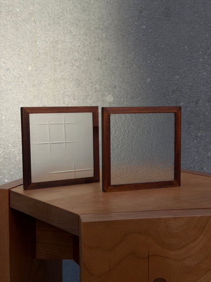 Gohobi Taiwanese Patterned Glass Coaster & Storage Box