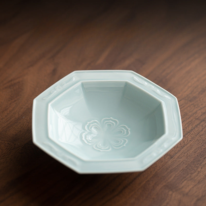 Gohobi Traditional Japanese Glazed Fruit Nuts Small Plate - Octagon 005