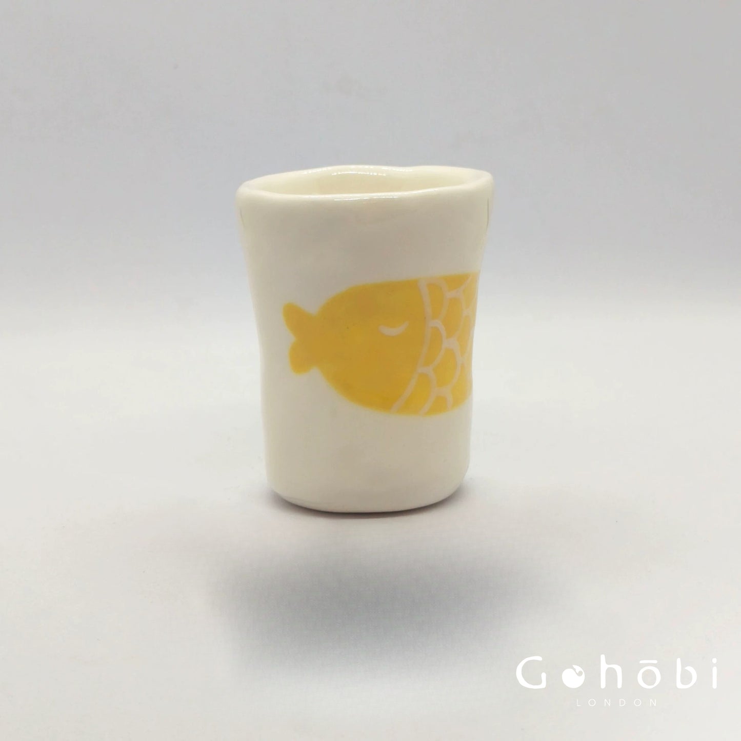 Gohobi x Little Diary Hand-Painted Fish Ceramic Coffee Cup