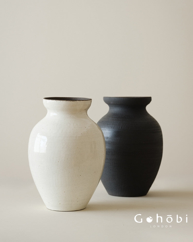 Gohobi Japanese-style Wabi Sabi Handmade Zen Large Vase 011