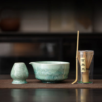Gohobi Ceramic Matcha Set 044 Crystal Spout