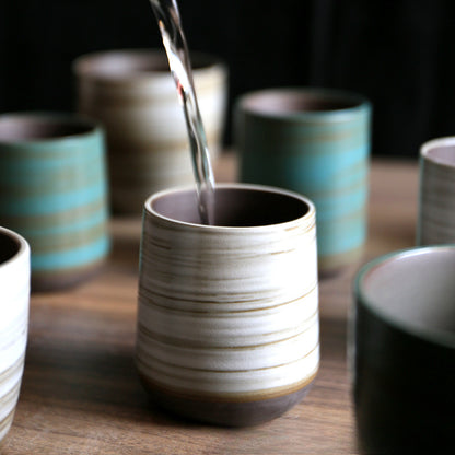 Gohobi Hand-Painted Kiln-Changed Ceramic Cup