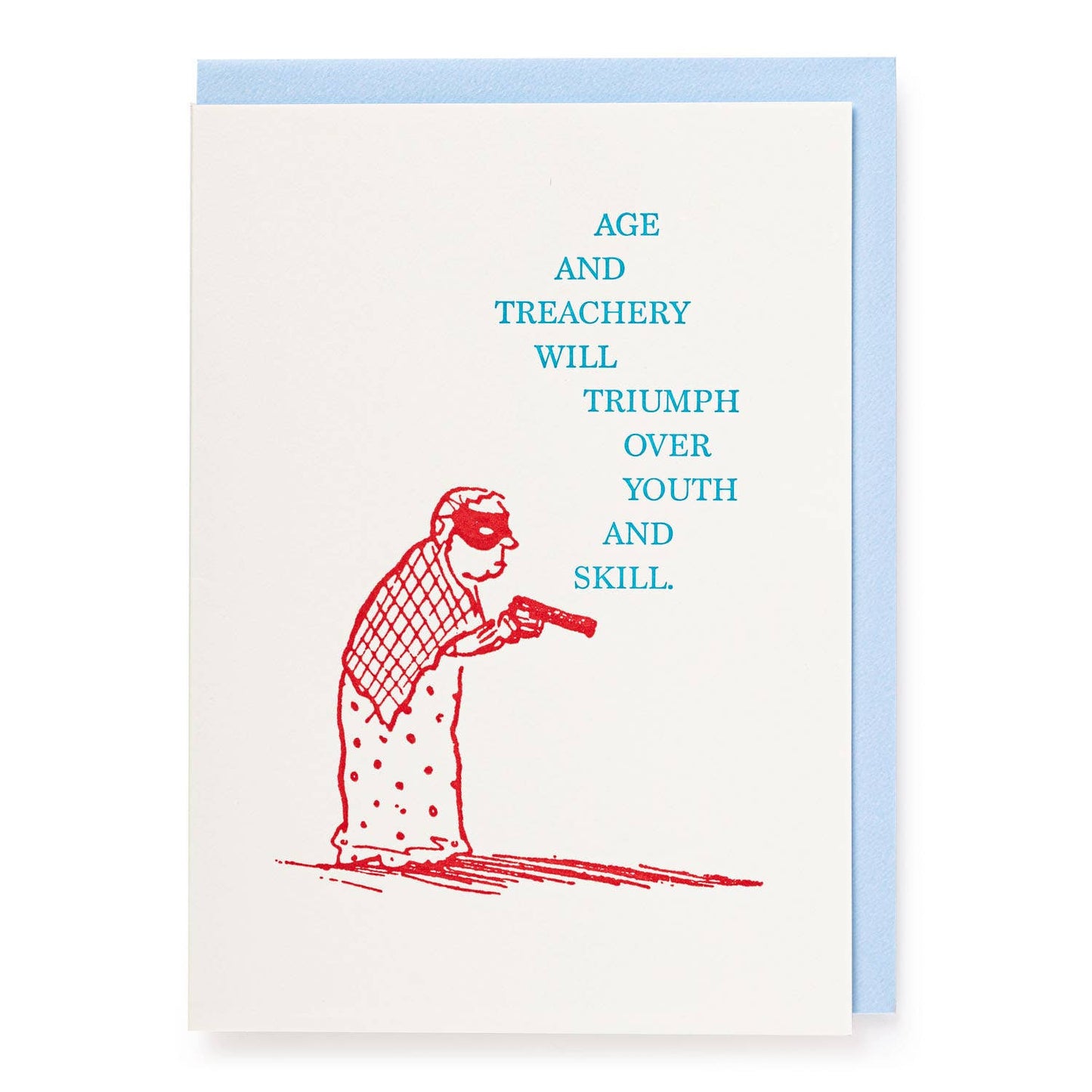Gohobi x Archivist Gallery Age & Treachery | Letterpress Cards | Large Cards [Made in the UK]