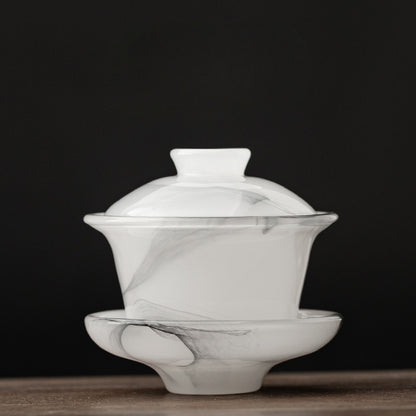 Gohobi Ancient Glazed Three-Talented Cover Gaiwan