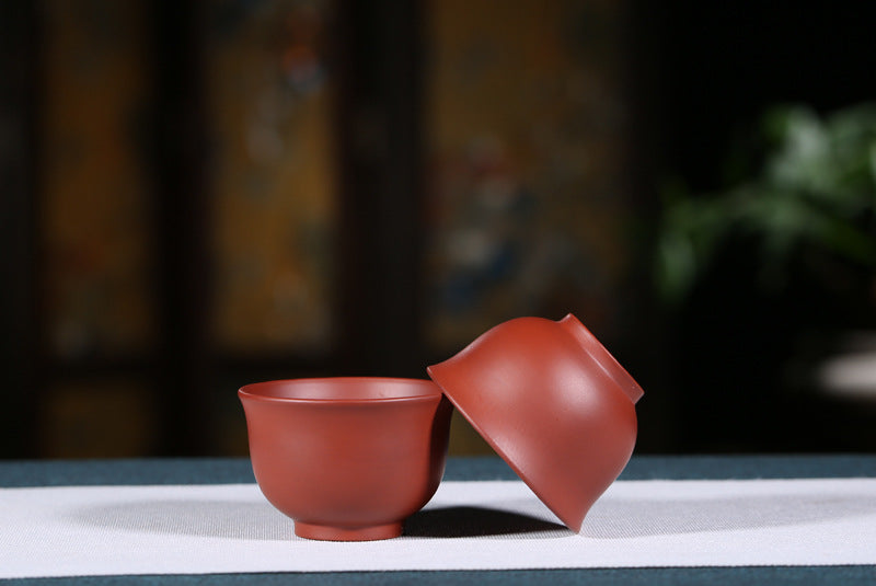 Gohobi Red Yixing Clay Ceramic Classic Tea Cup