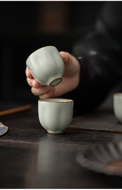 Gohobi Handmade Ceramic Ruware Tea Cups