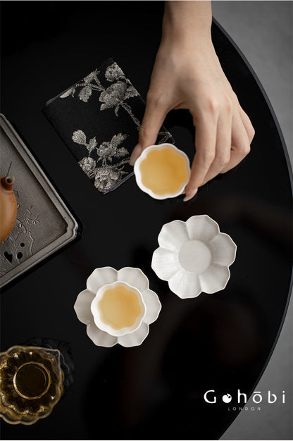 Gohobi Ceramic Coaster – Heat Insulation Tea Cup Holder