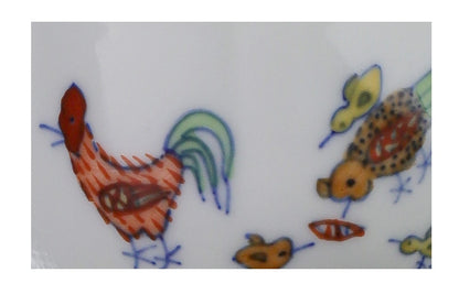 [Gohobi Gallery] Jingdezhen official ceramic hand-painted Chicken Gaiwan and Cup Set