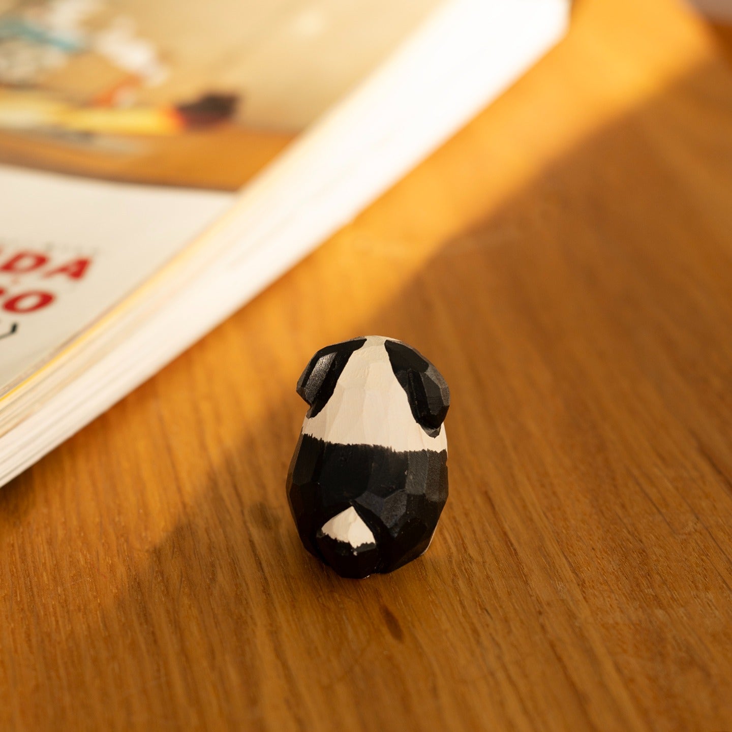 Gohobi Handcrafted Wooden Border Collie Dog Ornament