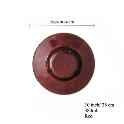 Gohobi Kiln-Glazed Straw Hat Plate