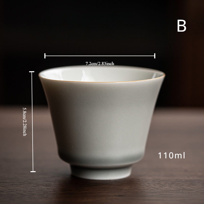 Gohobi Handmade Ice Grey Tea Cup