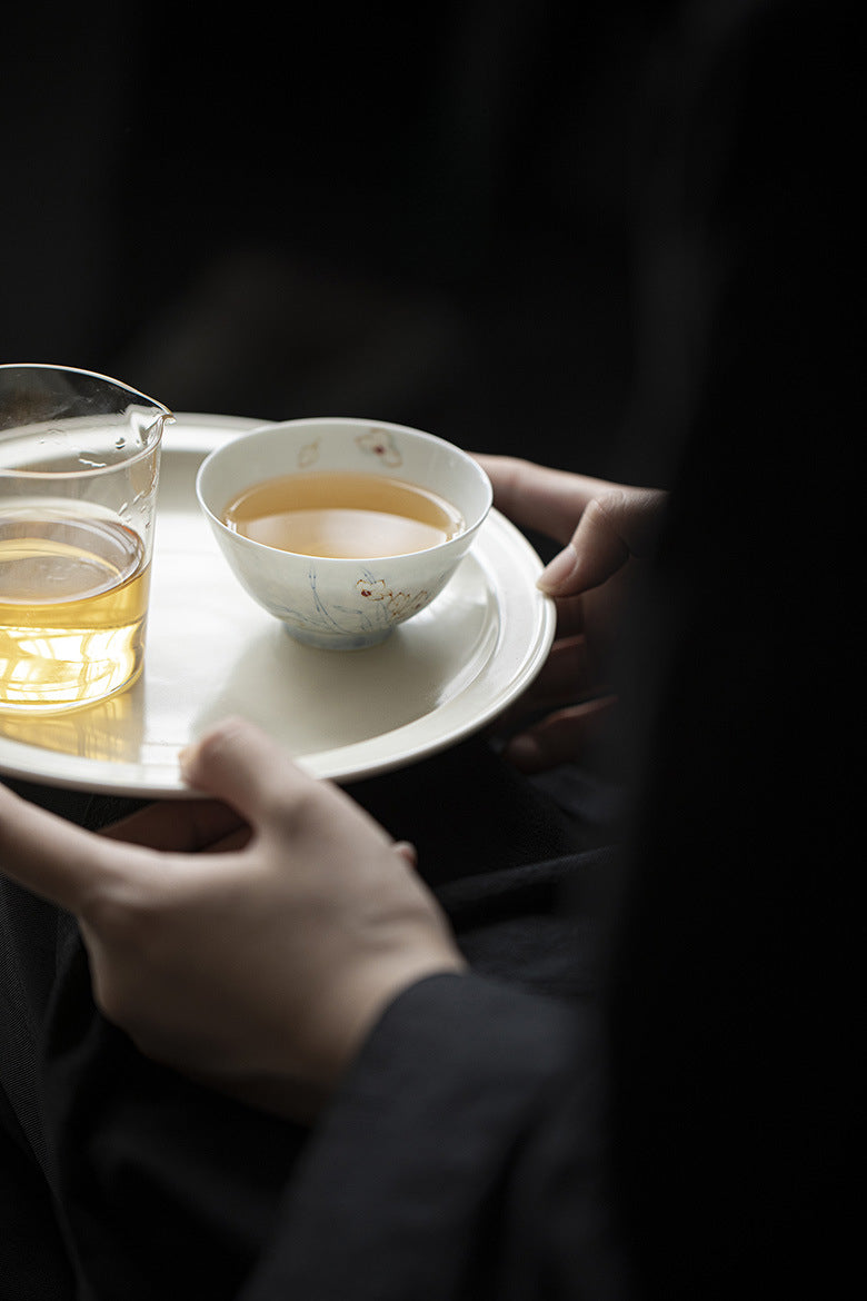 Gohobi Blue and White Hand-Painted Thin-Walled Master Cup