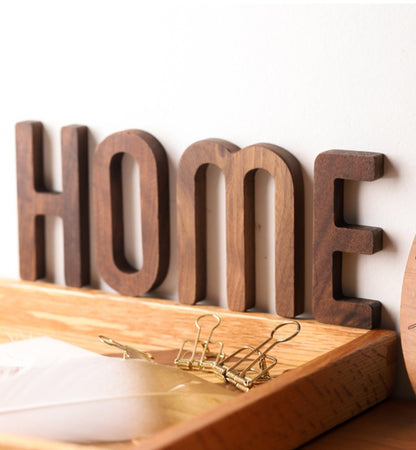 Gohobi Solid Wood Letter Wall Decor