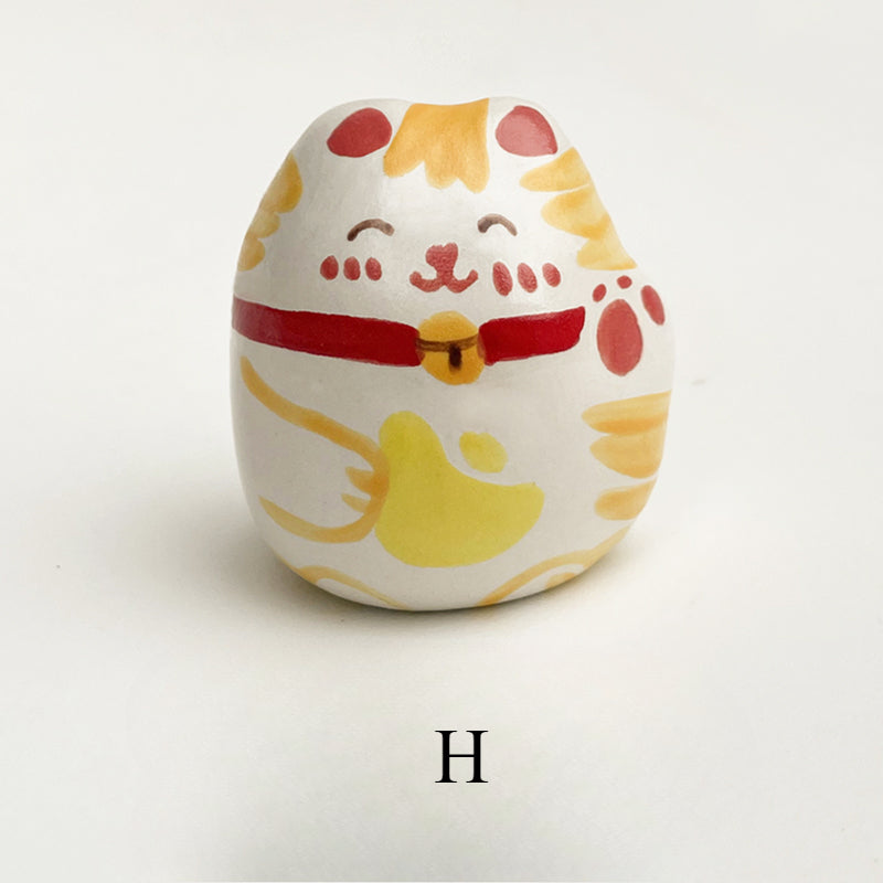 Gohobi x Little Diary Handmade Ceramic Lucky Cat