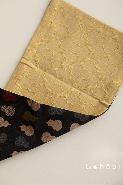 Gohobi Cotton and Linen Gourd Tea Towel – Absorbent Tea Cloth for Tea Table